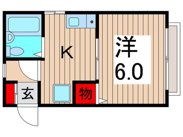 フレンドコ－ポの物件間取画像